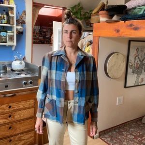 Pendleton button down flannel shirt/jacket